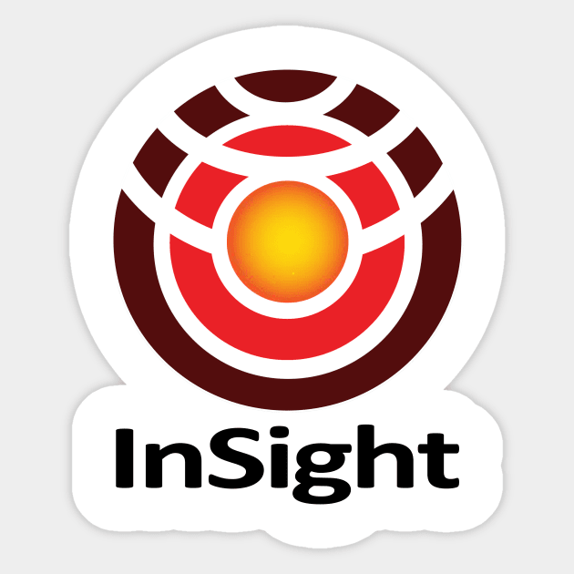 InSight Ops Team logo Sticker by Spacestuffplus